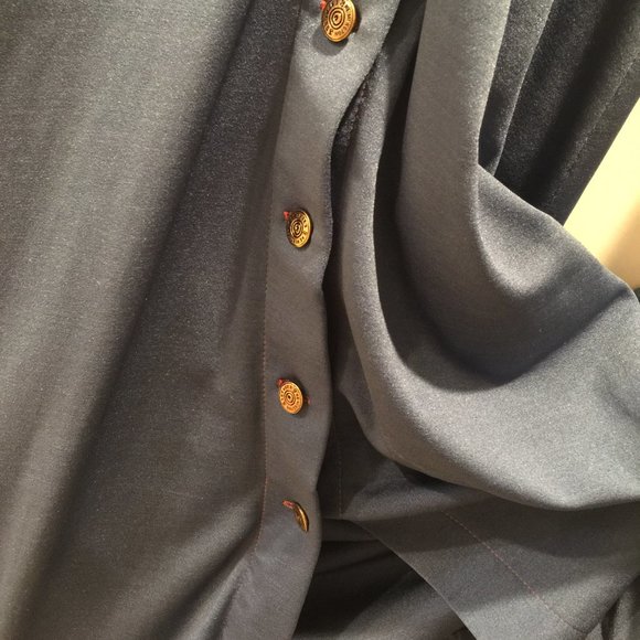 Vintage 70's Joy Stevens Full Button Maxi dress *Daisy Jones Costume* - Picture 12 of 16